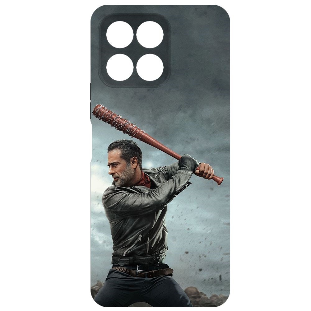 

Чехол-накладка Krutoff Soft Case Ходячие мертвецы. Ниган для Honor X6 черный