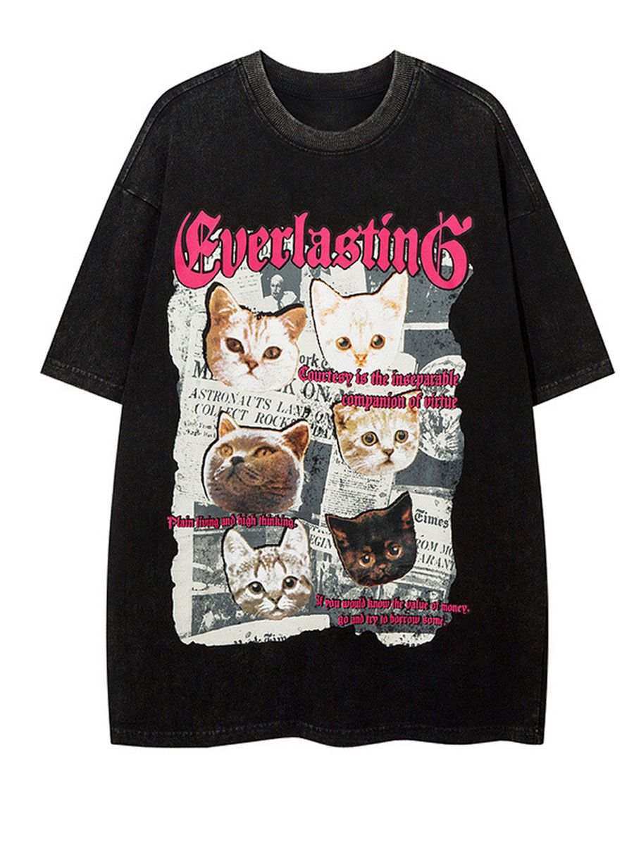 Футболка унисекс Curtine FUTKITTY2307 черная M