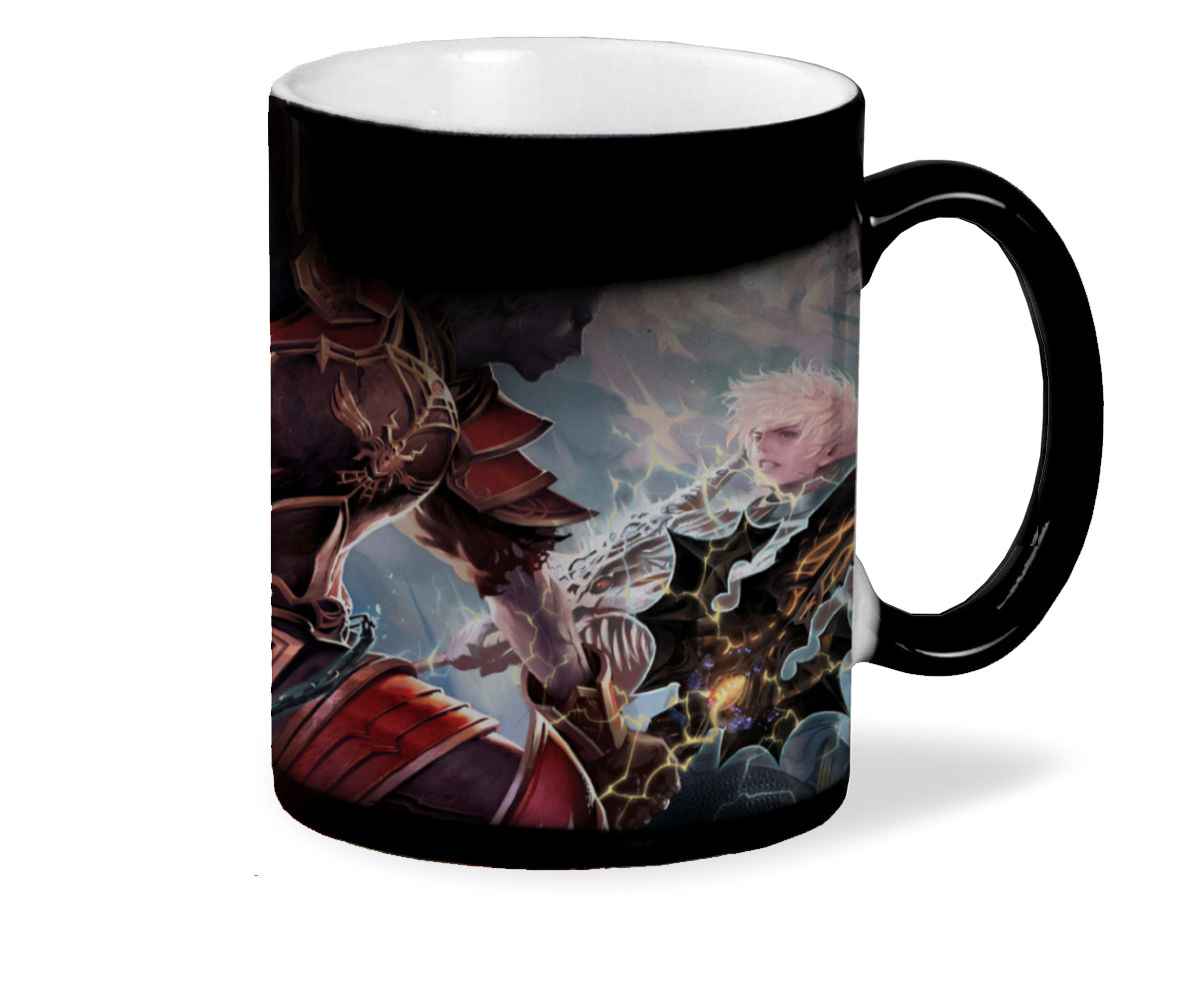 

Кружка CoolPodarok lineage 2 the chaotic throne Светлый и тёмный эльфы Противостояние