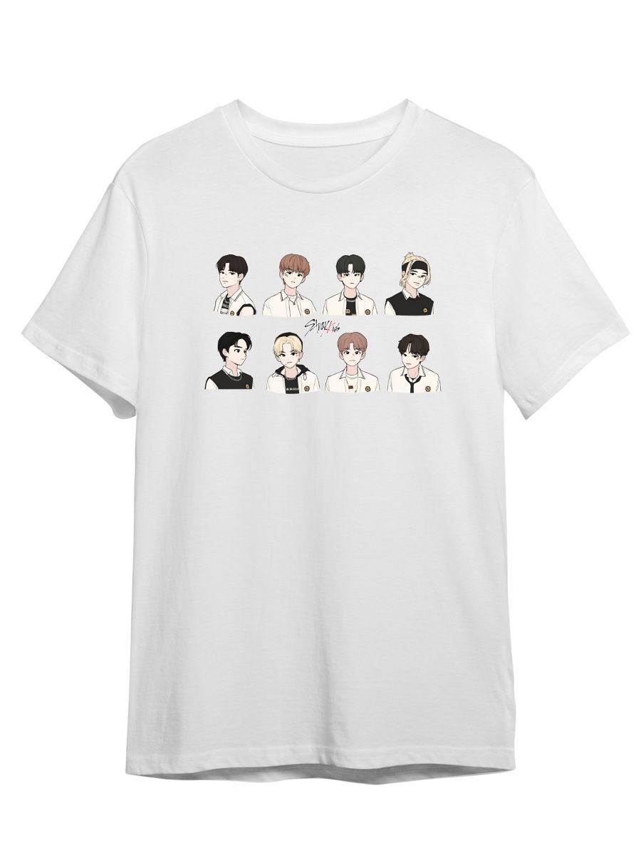 

Футболка унисекс Каждому Своё Stray Kids/K-Pop/Корея MGSK24 белая 2XL, Белый, "Stray Kids/K-Pop/Корея" MGSK24