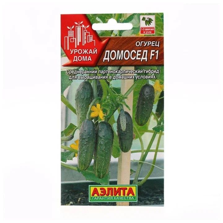 

Семена огурец Аэлита Домосед F1 1 уп.