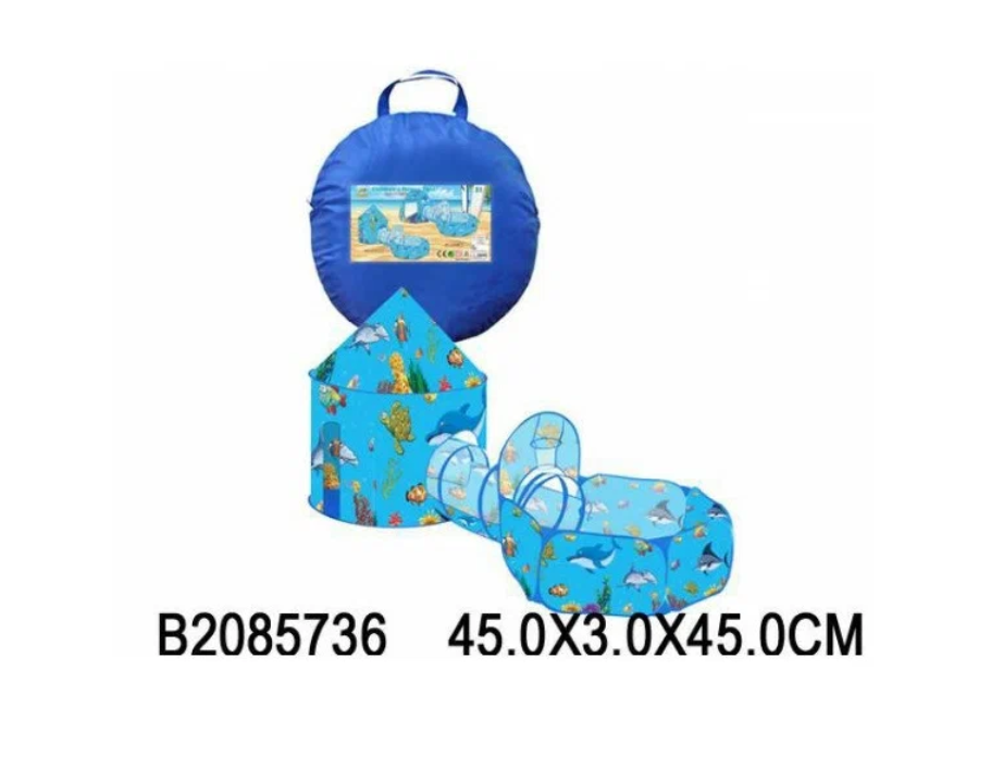 

Домик игровой нейлон 1147J с тоннелем в сумке