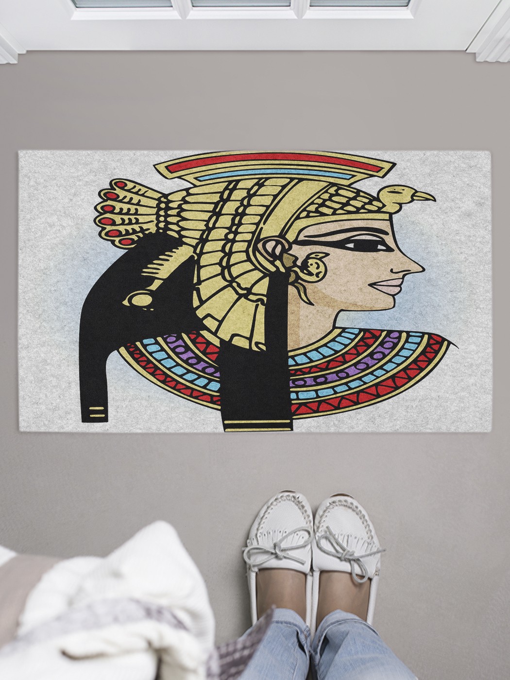 

Придверный коврик в прихожую для обуви, на резиновой основе, 75x45 см door_44996 JoyArty