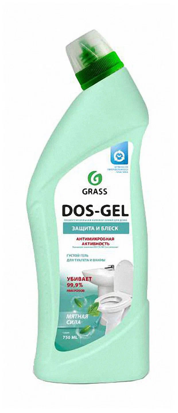 

Универсальный дезинфицирующий гель Grass Dos gel Мята, 750 мл
