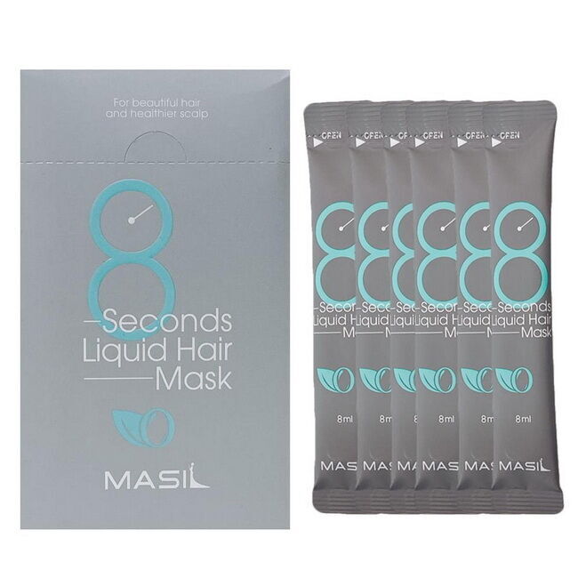 фото Набор масок для волос masil 8 seconds liquid hair mask stick pouch (20 шт*8 мл)