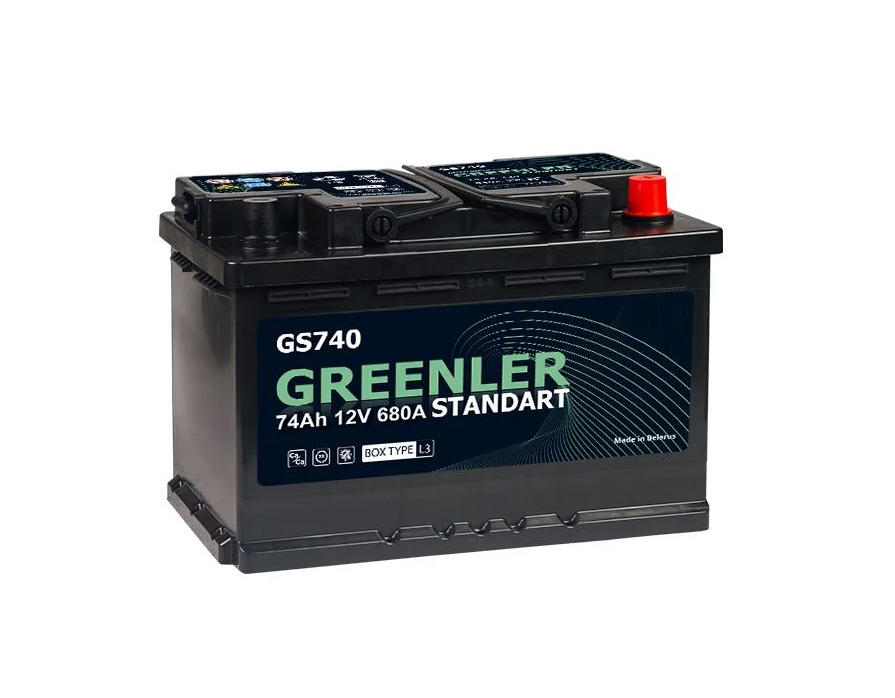 Аккумулятор автомобильный  GREENLER GS740 ОП 680А