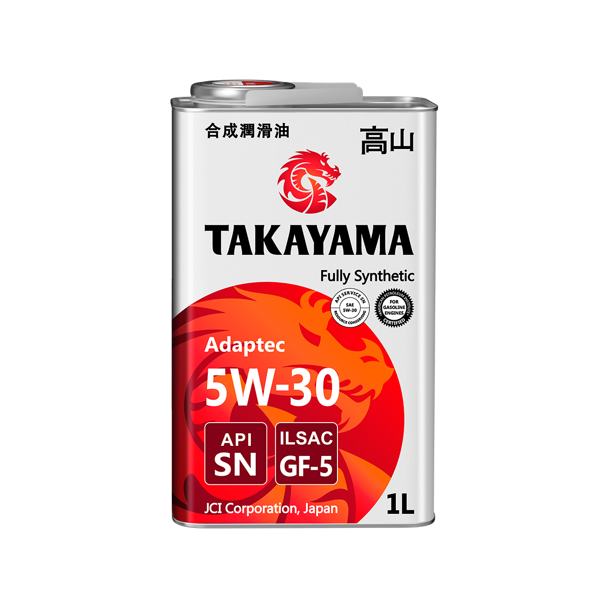 Моторное масло TAKAYAMA синтетическое Adaptec SAE 5W30 1л