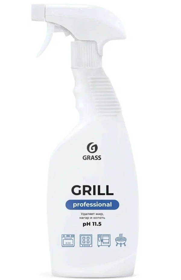 Чистящее средство Grass Grill Professional, 600 мл средство для чистки гриля и духовых шкафов prosept cooky grill концентрат 550 мл