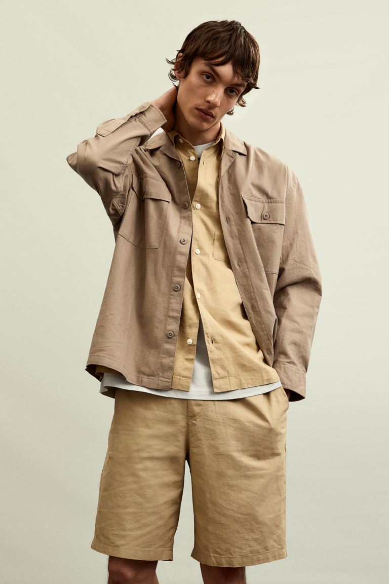 

Шорты мужские H&M 1059905003 бежевые XL (доставка из-за рубежа), 1059905003