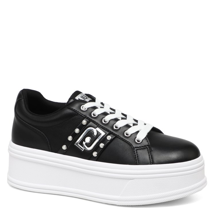 

Кеды женские Liu Jo BF3143 черные 39 EU, Черный, BF3143