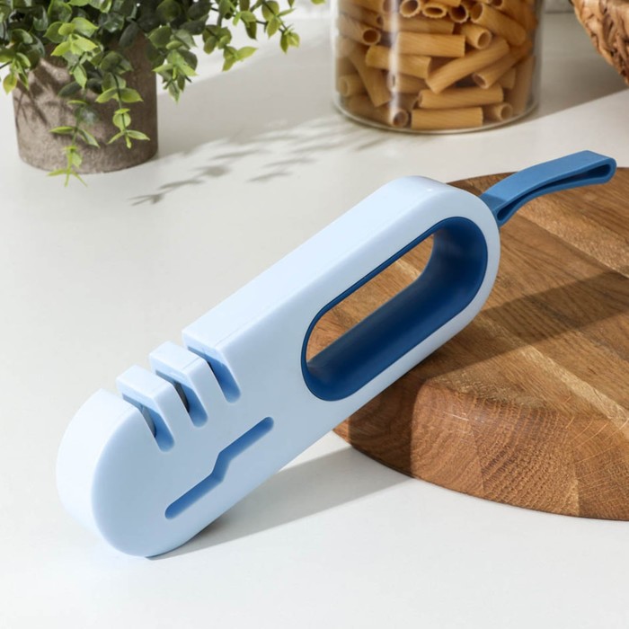 

Ножеточка универсальная Blue, 4 в 1, цвет синий