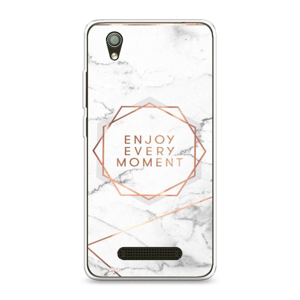 

Чехол Awog на ZTE Blade X3 / ЗТЕ Блэйд X3 "Enjoy every moment мрамор", Разноцветный, 130650-7