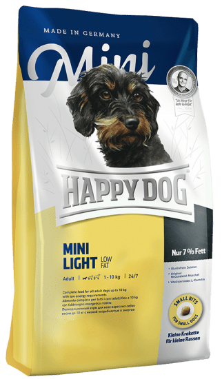 фото Сухой корм для собак happy dog mini light, птица, лосось, ягненок, 0.3кг