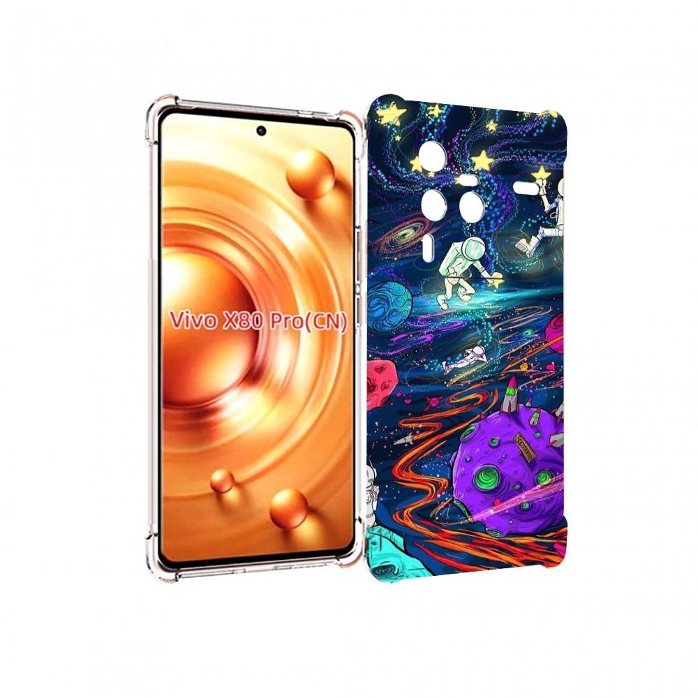 

Чехол MyPads красочный космос для Vivo X80 PRO, Прозрачный, Tocco