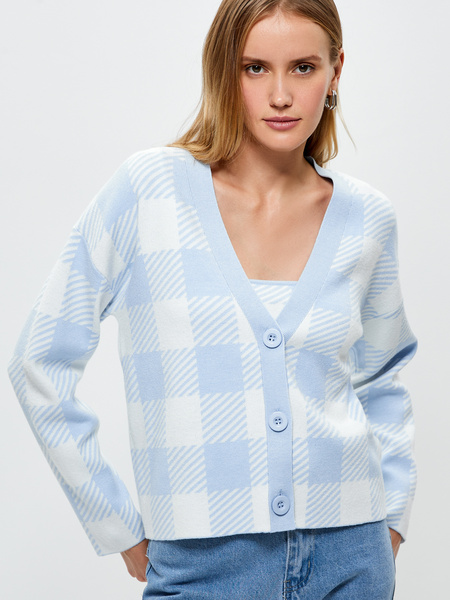 

Кардиган женский ZARINA 3121629830 голубой M, 3121629830