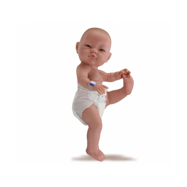 Кукла Paola Reina Бэби в памперсе, европеец, 45 см 05047 кукла paola reina бэби с плюшевой игрушкой 32 см