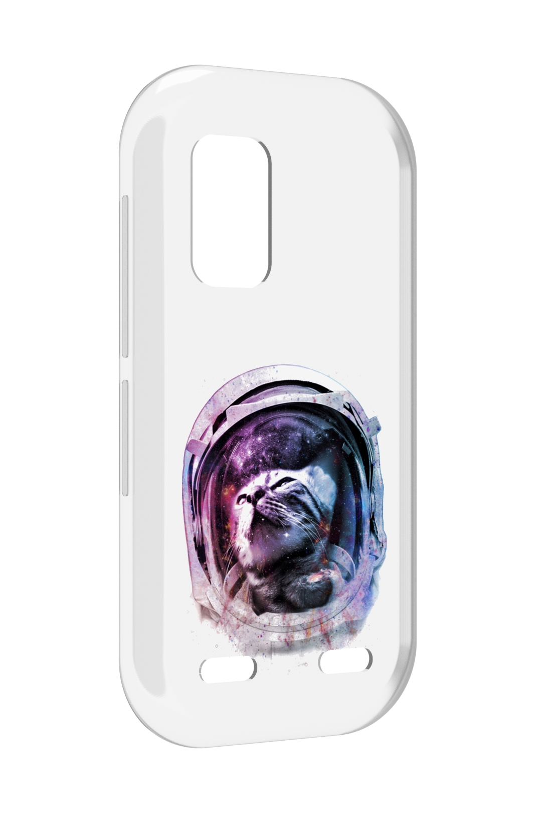 

Чехол MyPads кот в шлеме для UleFone Armor X10 / X10 Pro, Прозрачный, Tocco