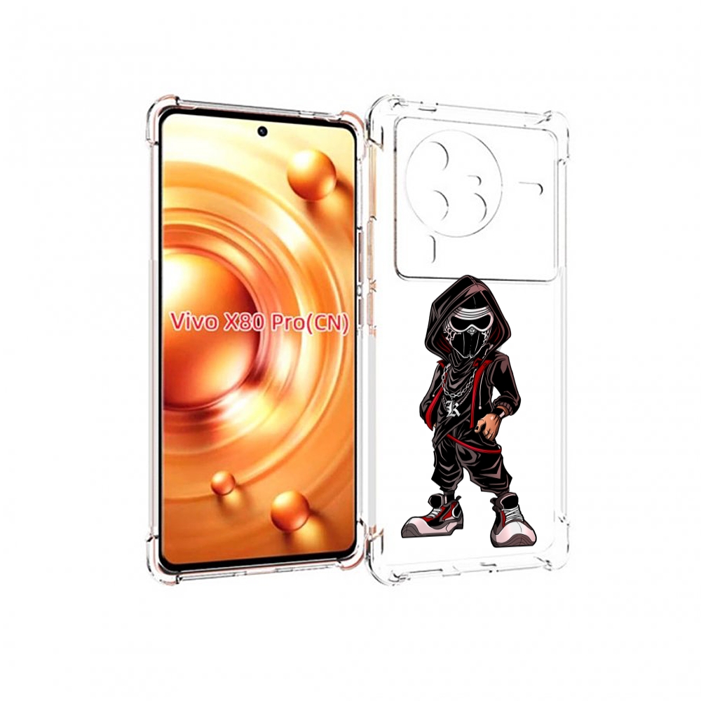 

Чехол MyPads крутой-ниндзя для Vivo X80 PRO, Прозрачный, Tocco