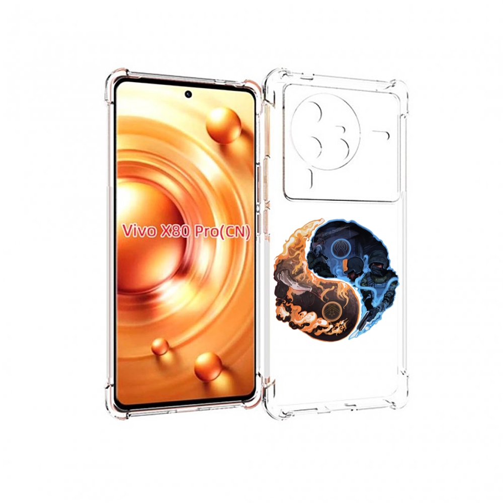 

Чехол MyPads кс-го-инь-янь для Vivo X80 PRO, Прозрачный, Tocco