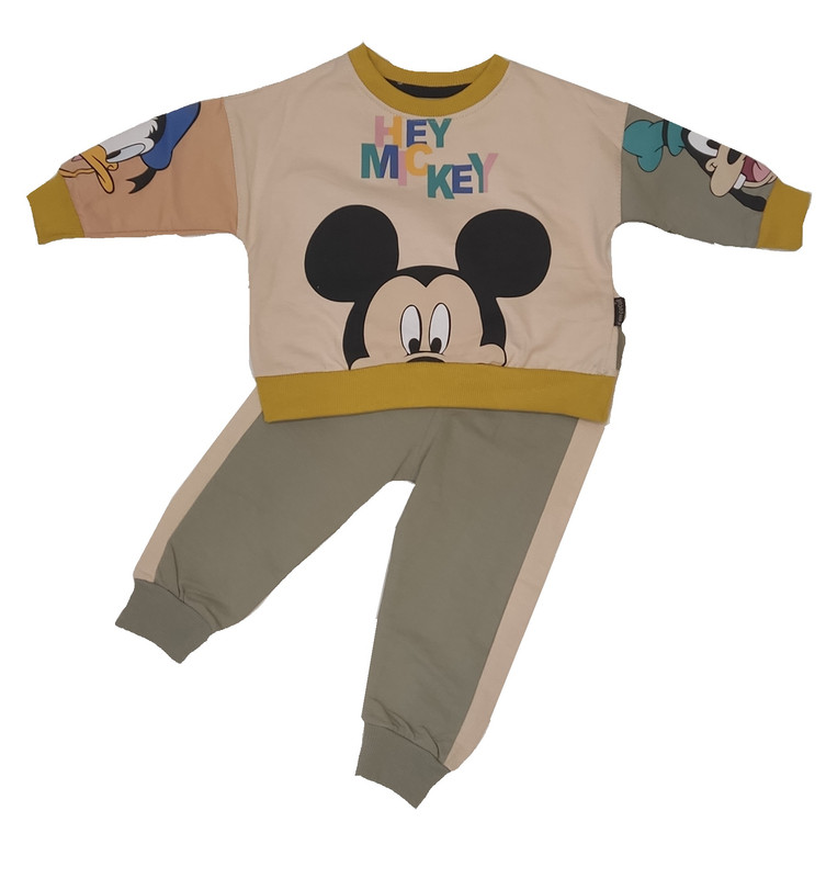 

Костюм повседневный детский Ramcocuk 46145, бежевый, хаки, 104, 46145