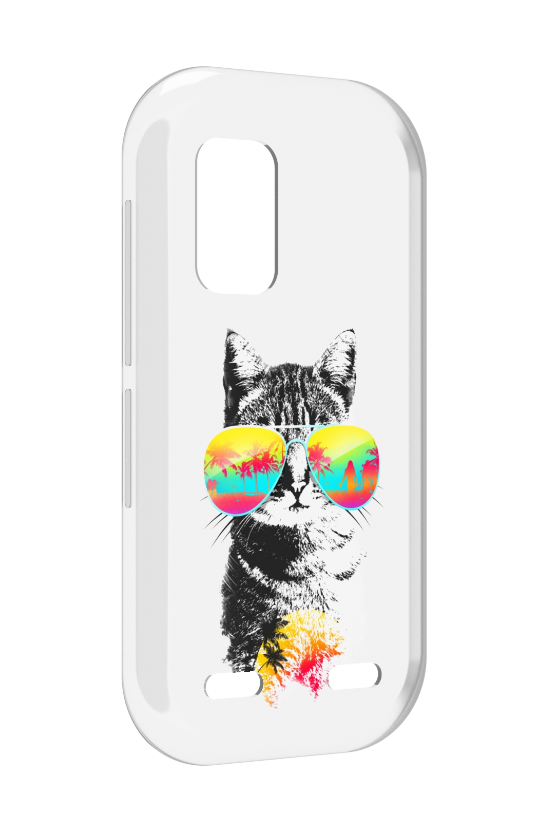 

Чехол MyPads крутой кот для UleFone Armor X10 / X10 Pro, Прозрачный, Tocco