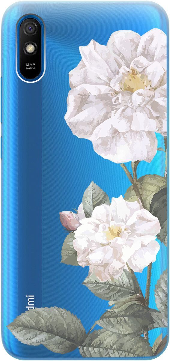 

Чехол на Xiaomi Redmi Note 5/Note 5 Pro "White Rose" золотой, Прозрачный;черный, 5552