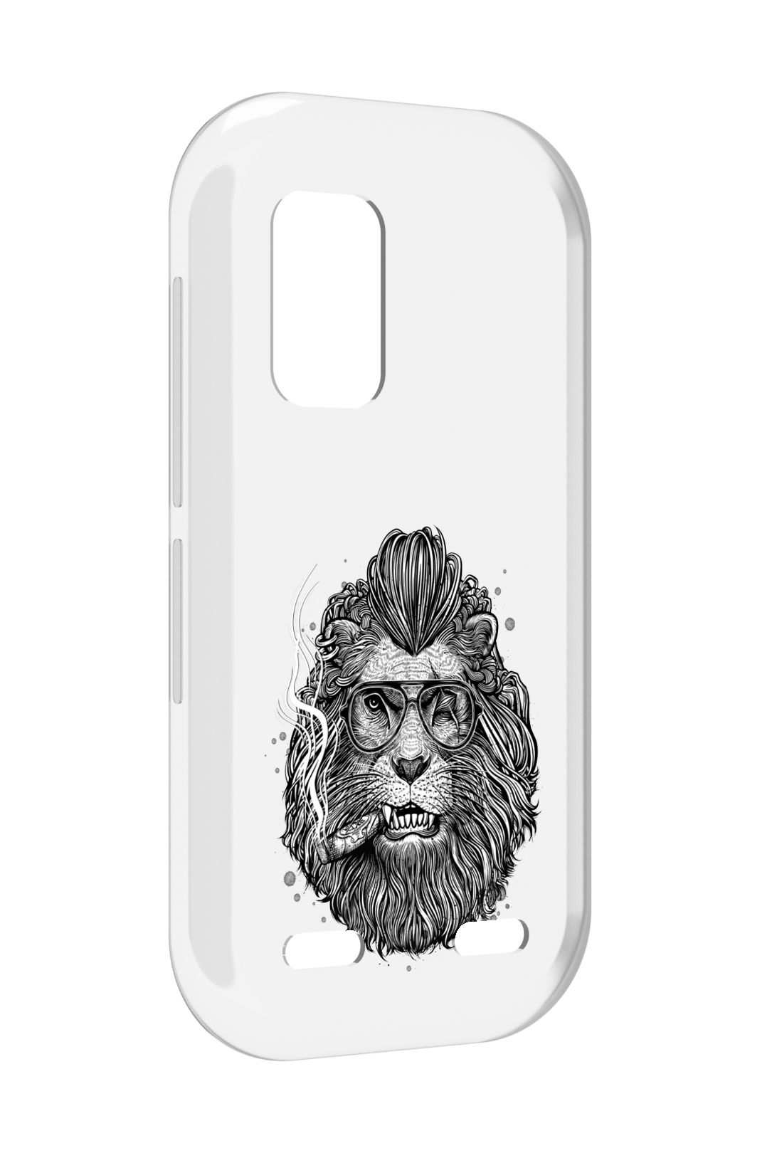 

Чехол MyPads курящий лев для UleFone Armor X10 / X10 Pro, Прозрачный, Tocco