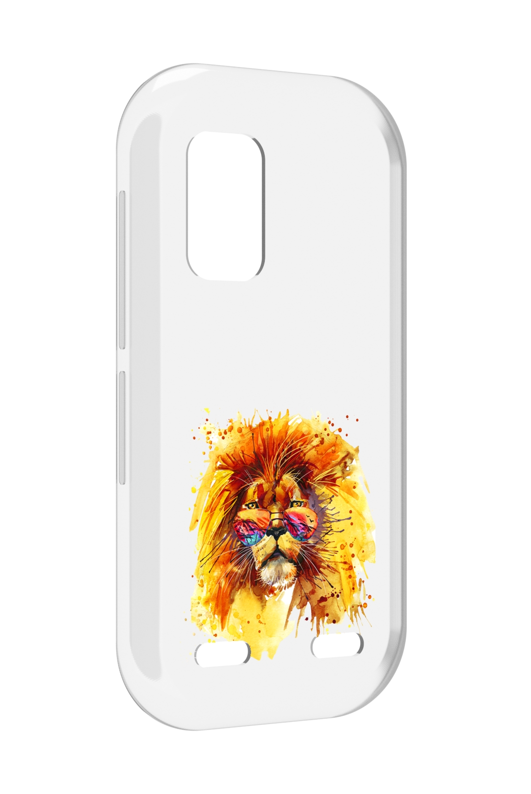 

Чехол MyPads лев в очках для UleFone Armor X10 / X10 Pro, Прозрачный, Tocco