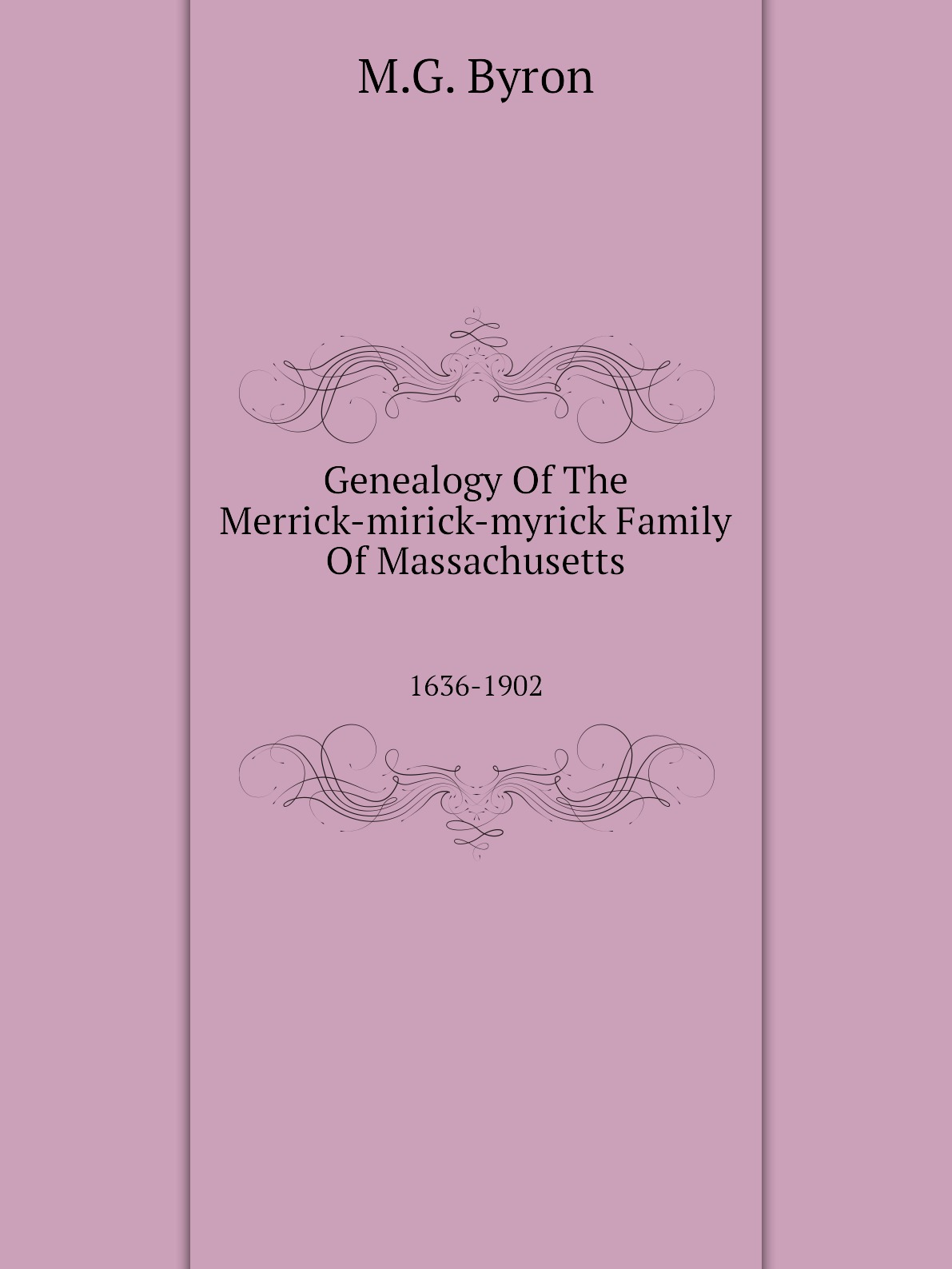 

Genealogy Of The Merrick-mirick-myrick Family Of Massachusetts