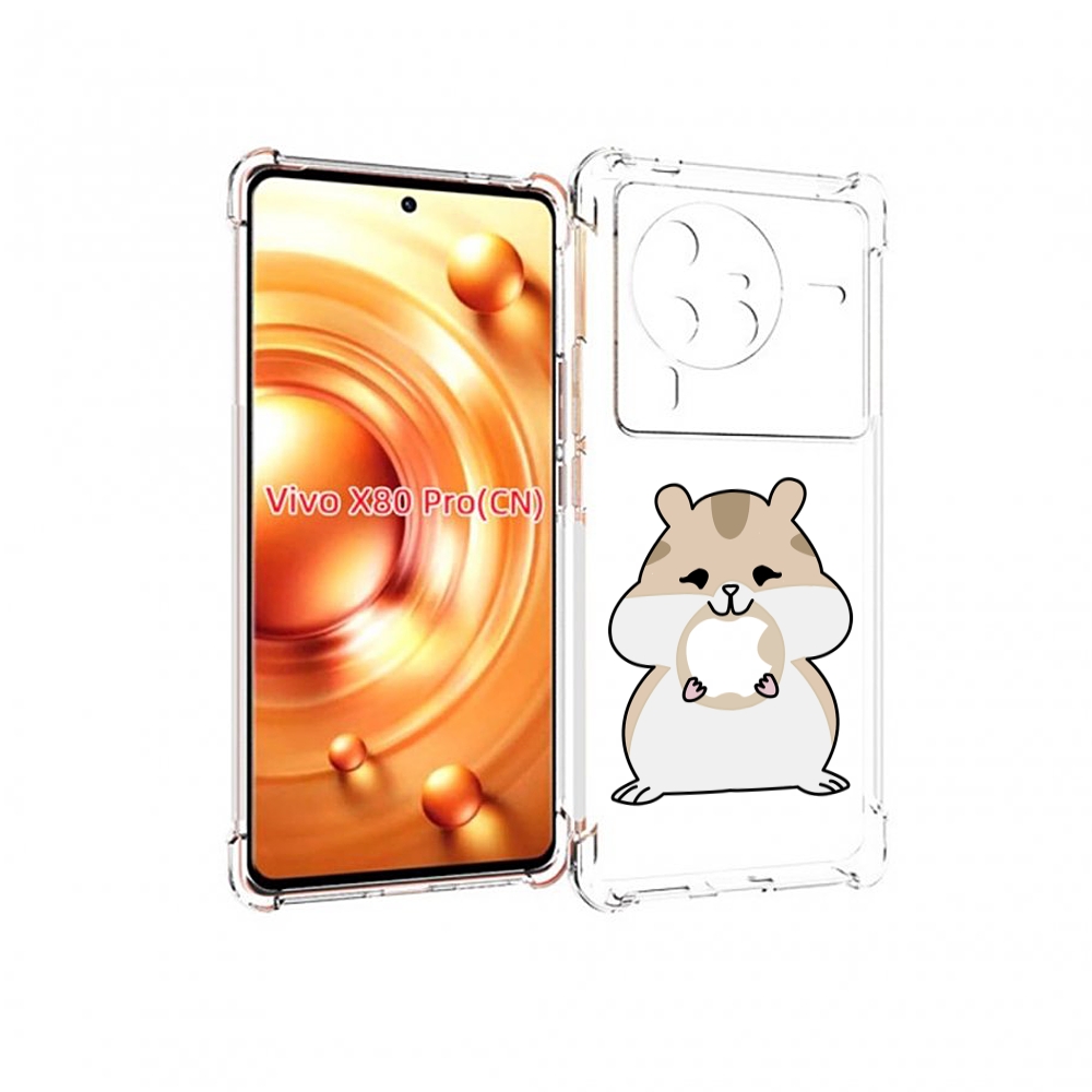 

Чехол MyPads любитель-яблок детский для Vivo X80 PRO, Прозрачный, Tocco
