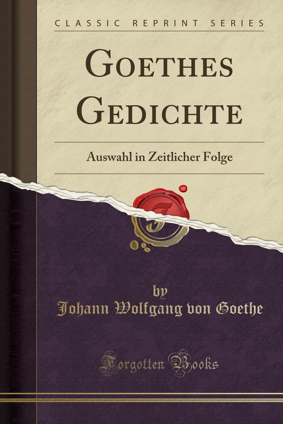 

Goethes Gedichte