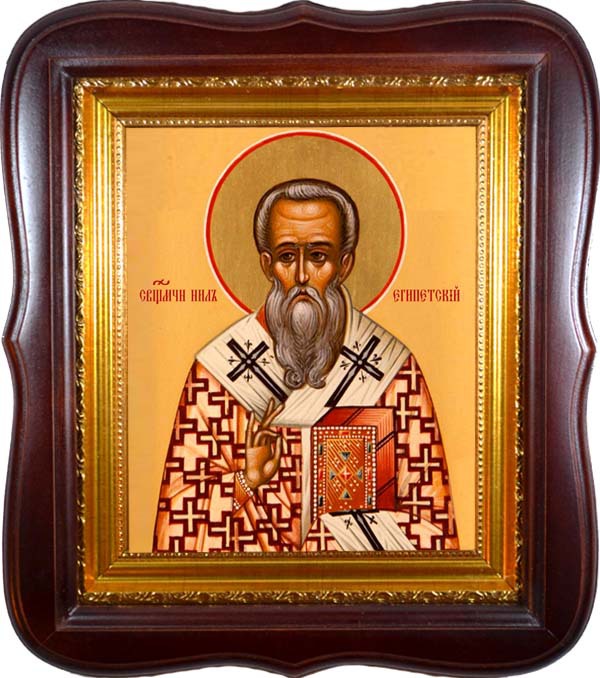 

Нил Египетский епископ священномученик. Икона на холсте.