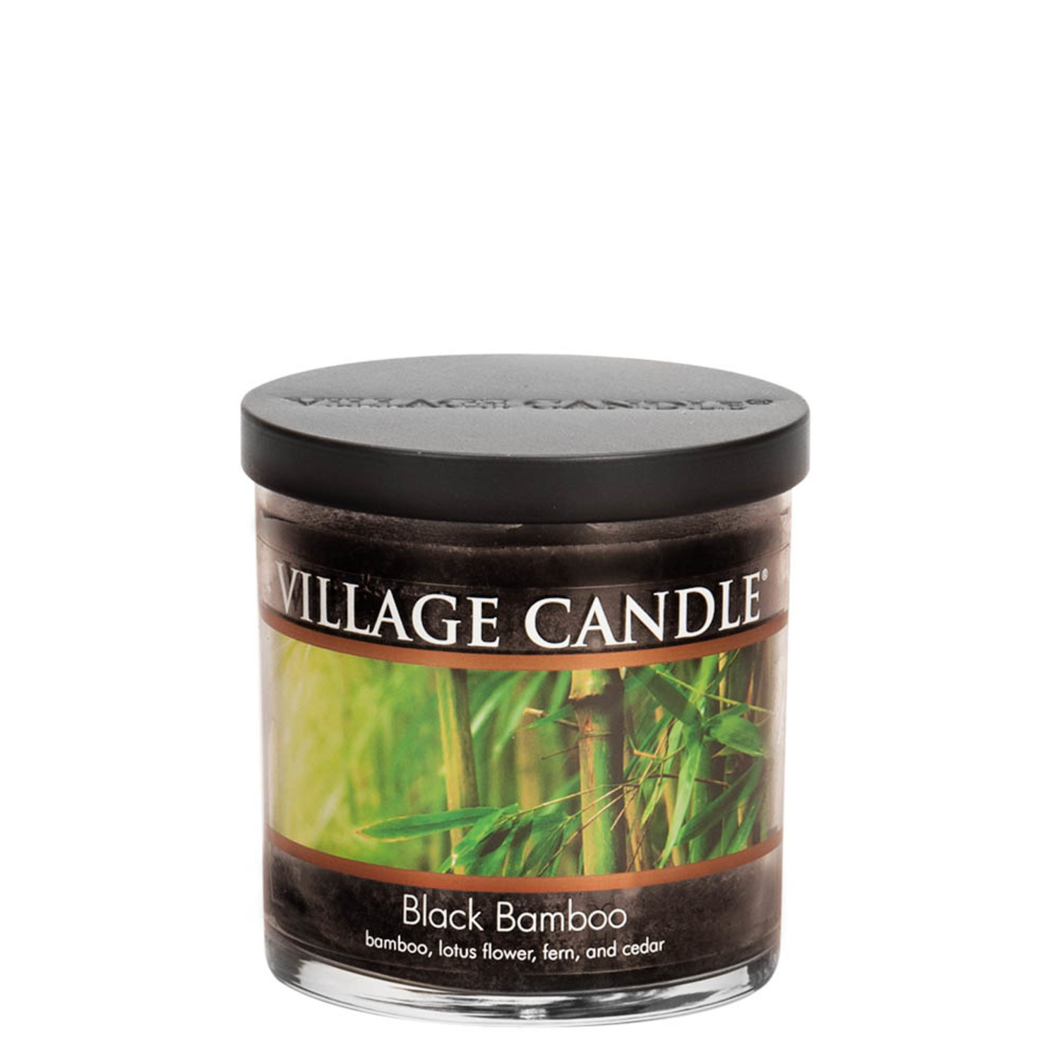 фото Ароматическая свеча village candle "black bamboo", стакан,маленькая