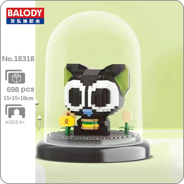 Конструктор 3D из миниблоков Balody LXH Легенда о Хэй Котик на прогулке 698 эл BA18318 конструктор пластиковый balody котик 4