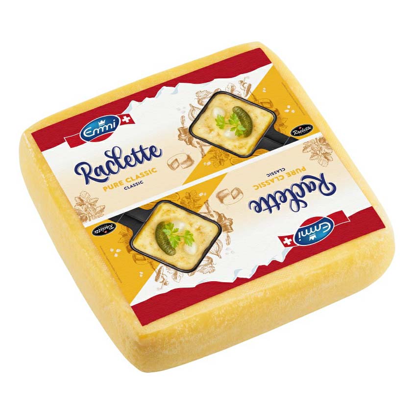 

Сыр полутвердый Emmi Raclette Classic 45% ~1,75 кг