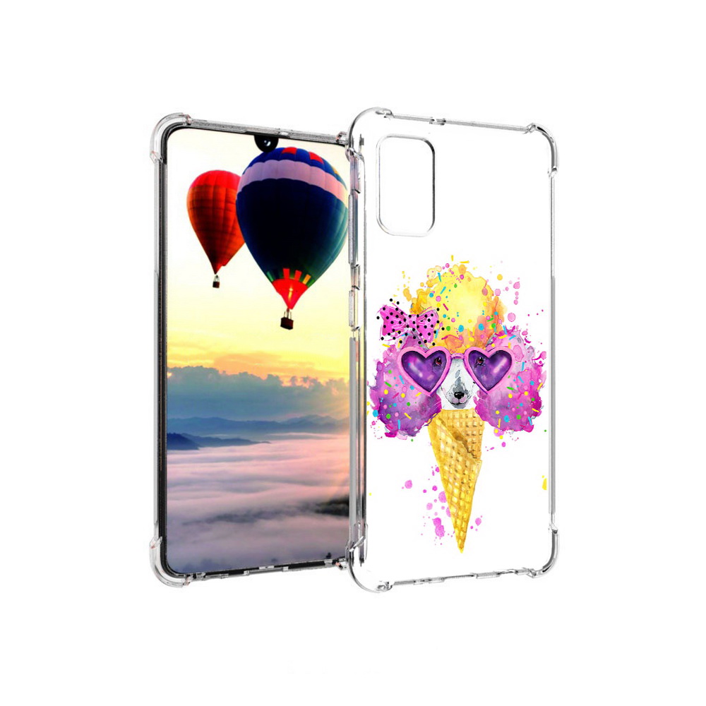 

Чехол MyPads Tocco для Samsung Galaxy A41 Рожок (PT147427.483.146), Прозрачный, Tocco