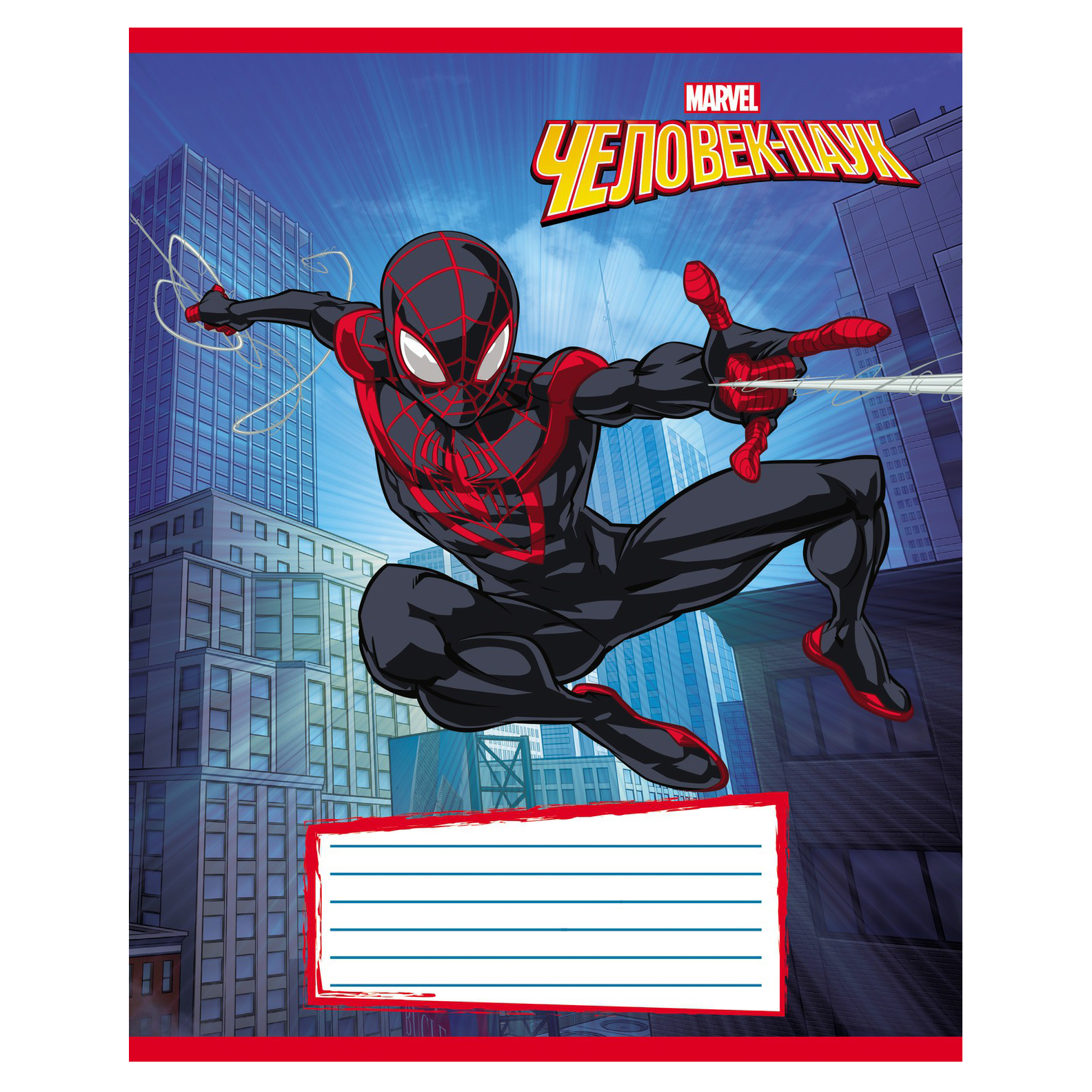 

Тетрадь тонкая Hatber Marvel+Disney 12 листов А5 на скобе в клетку в ассортименте