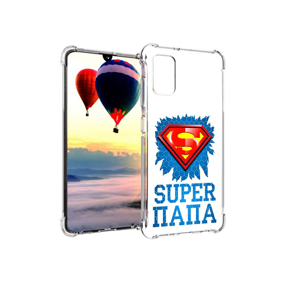 

Чехол MyPads Tocco для Samsung Galaxy A41 Супер Папа (PT147427.483.165), Прозрачный, Tocco