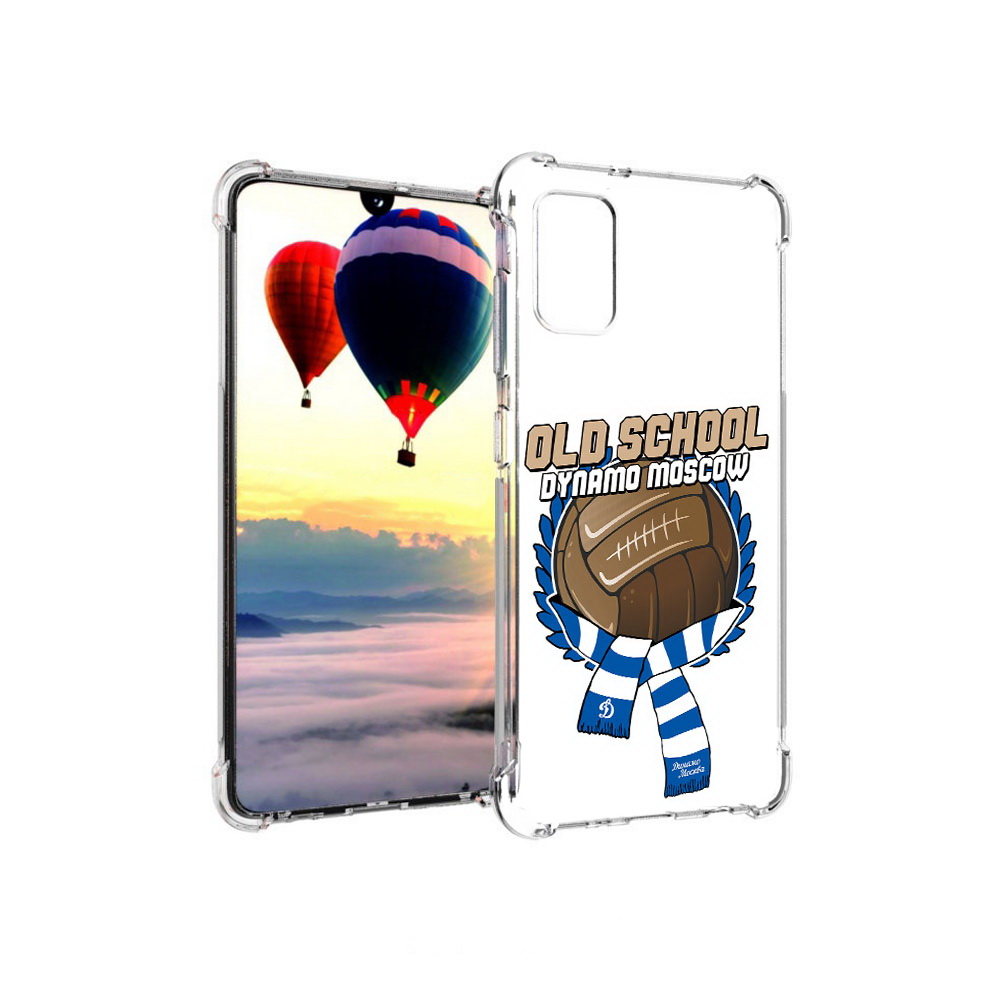 

Чехол MyPads Tocco для Samsung Galaxy A41 ФК Динамо олд скул (PT147427.483.176), Прозрачный, Tocco