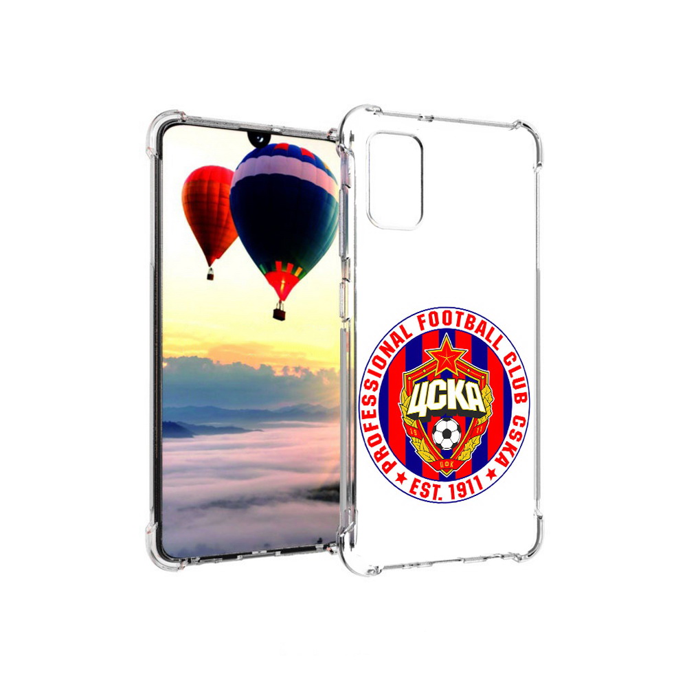 

Чехол MyPads Tocco для Samsung Galaxy A41 ФК ЦСК логотип (PT147427.483.178), Прозрачный, Tocco