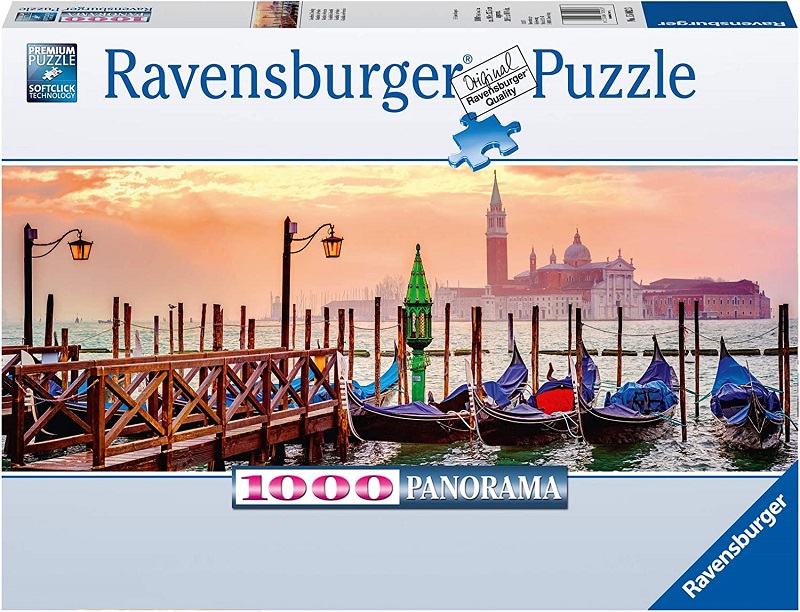 

Пазл Ravensburger 1000 Панорама. Гондолы в Венеции, арт.15082