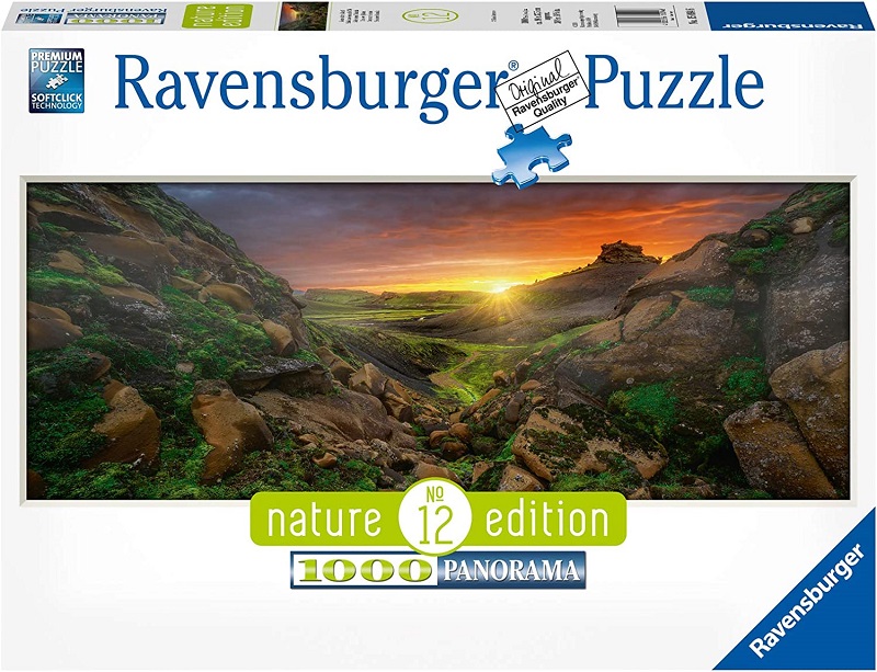 

Пазл Ravensburger 1000 Панорама. Солнце над Исландией, арт.15094