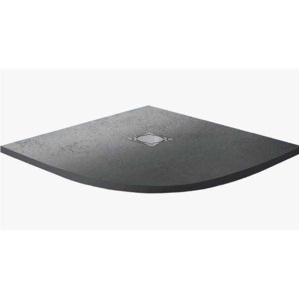 

Душевой поддон RGW ST/R-G 100x100 см, полукруглый, графит
