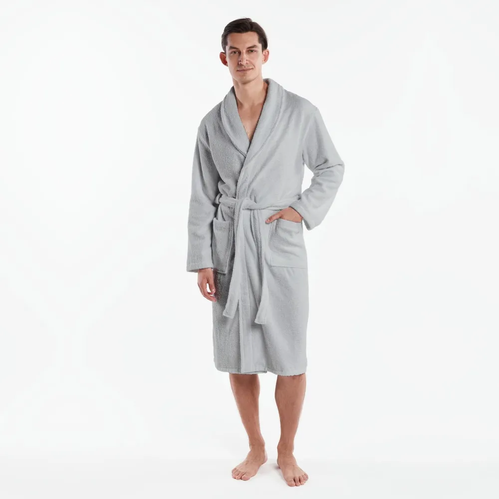 

Халат мужской Home One HoOnM серый 54 RU, HoOnM