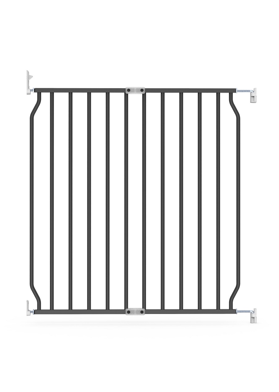 Ворота безопасности INDOWOODS SMART SKREW FIT для детей 70-80 см цвет чёрный indowoods барьер ворота modilok classik для дверного лестничного проема 63 103 5 см