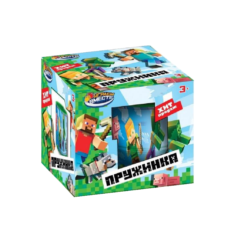 Детская игра Играем вместе Пружинка 1 шт, Зеленый