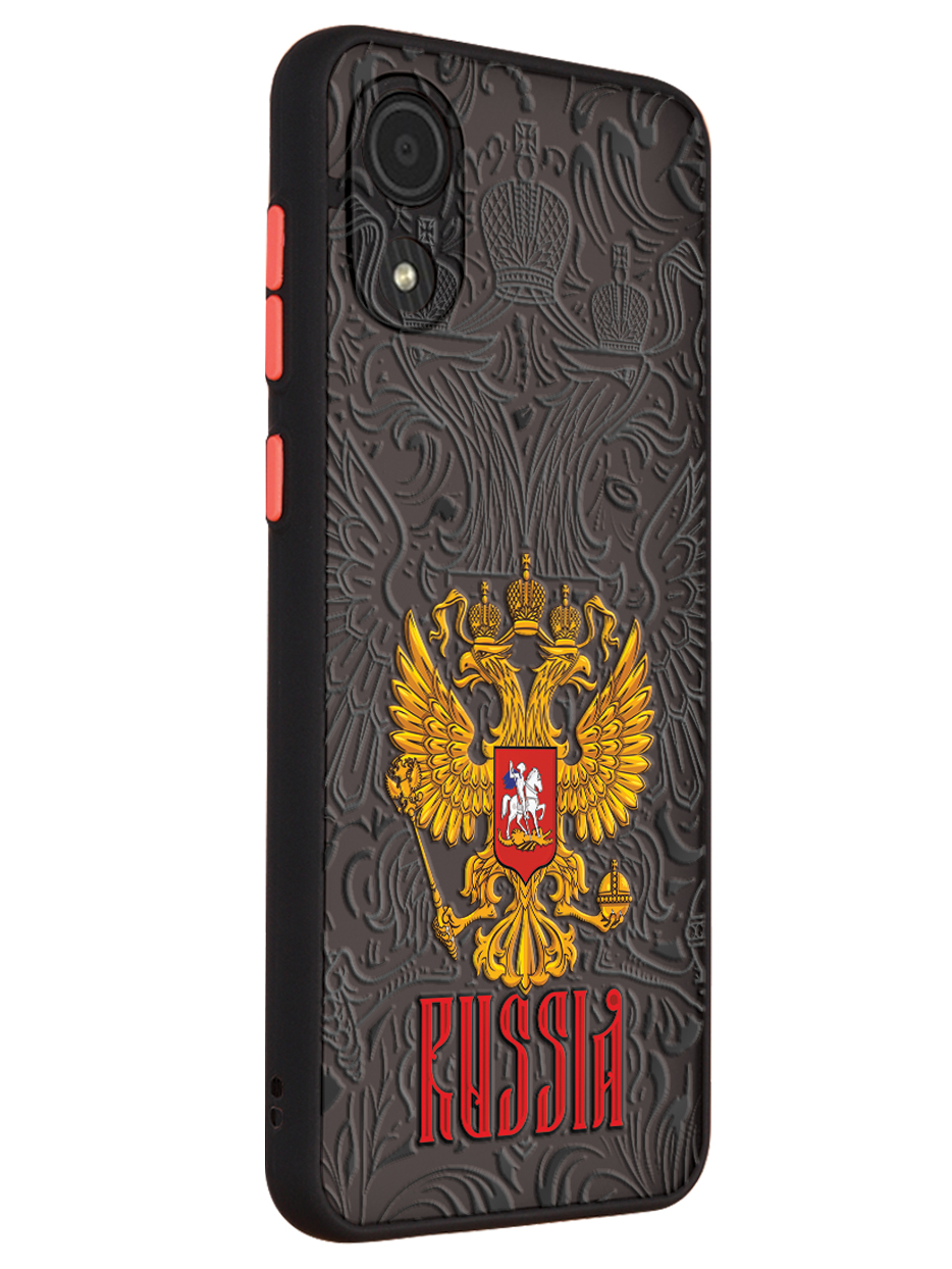 Чехол Mcover для Galaxy A03 Core, с защитой камеры, Россия