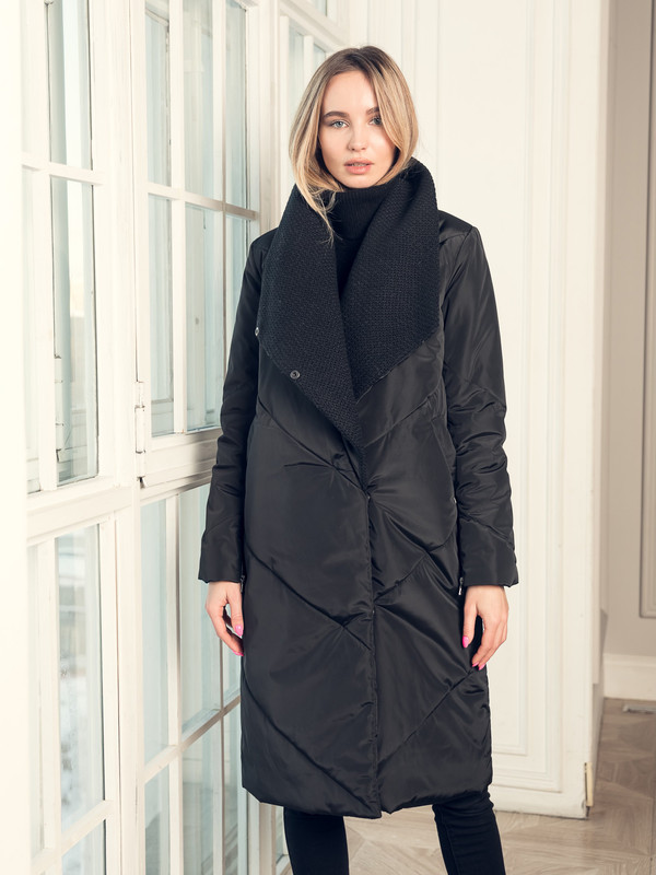 Пальто женское Delargo Couture VV черное M
