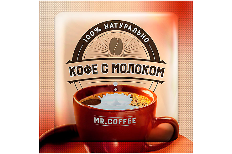 Mr. Coffee, напиток кофейный 3в1 Кофе с молоком, 20 г (упаковка 40 шт.)