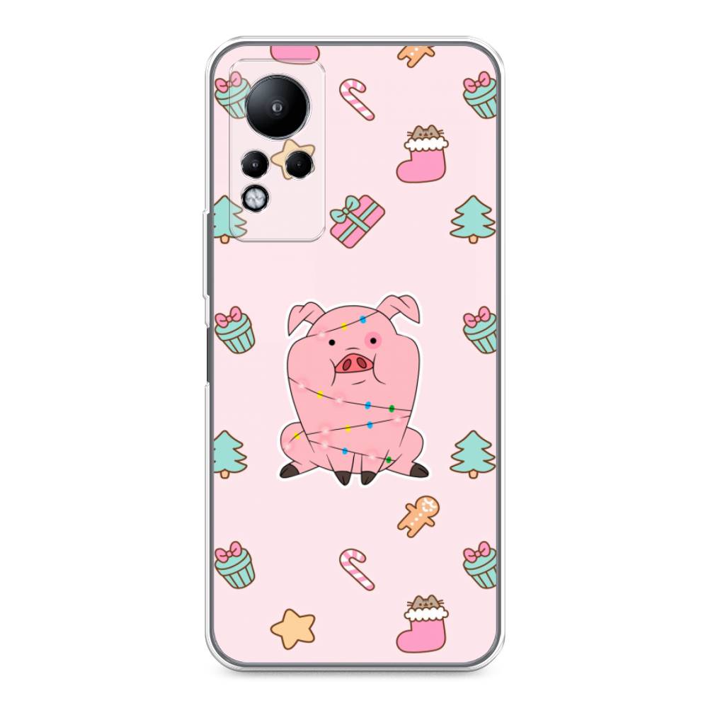 

Чехол для Infinix Note 11/12 G88 "Розовая свинка", Розовый;зеленый, 3100450-5
